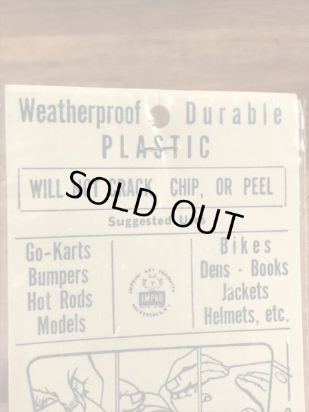 Impko社製のYou're Differentのメッセージが書かれた60’sヴィンテージデカール