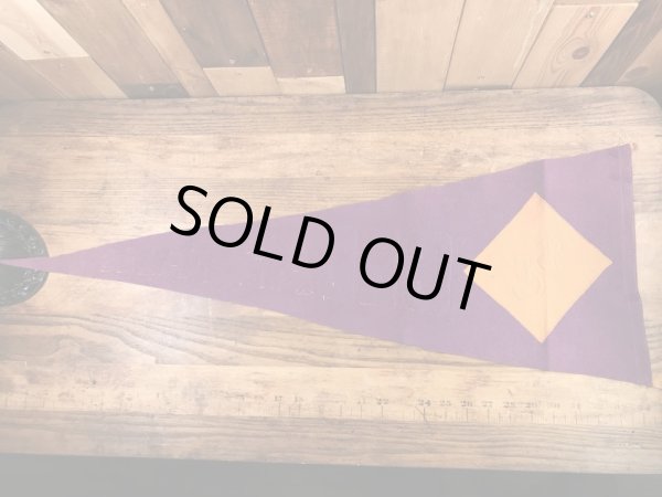 Cedar Fallsのカレッジ物の30〜40’sヴィンテージフェルトペナント