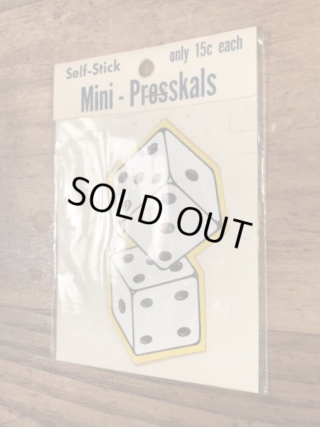 Impko社製のダイスの60’sヴィンテージデカール