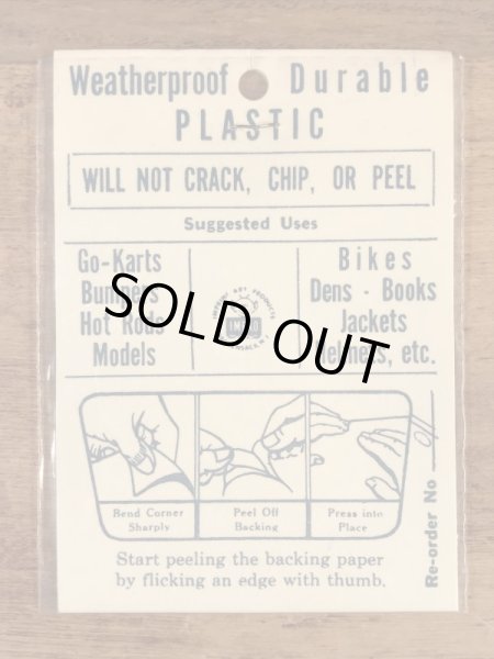 Impko社製のYou're Differentのメッセージが書かれた60’sヴィンテージデカール