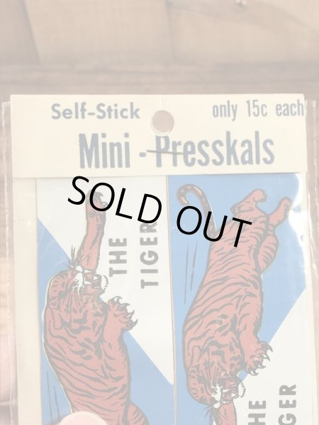 Impko社製のタイガーの60年代ビンテージステッカー