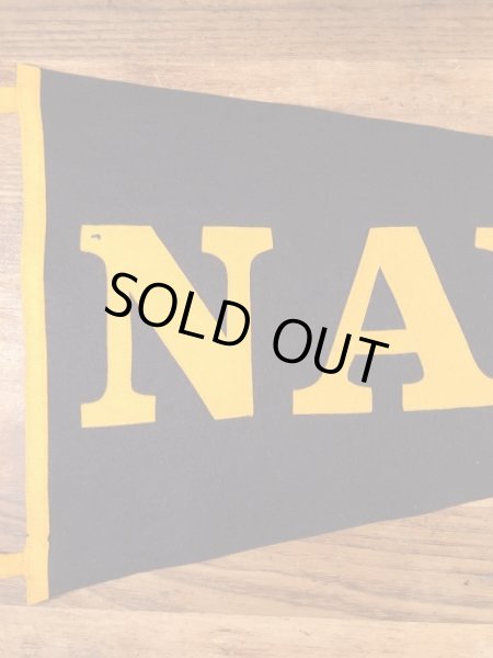 US Navyのユニバーシティ物の30〜40'sヴィンテージフェルトペナント