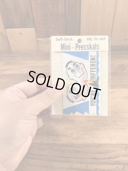 Impko社製のメッセージが書かれた60年代ビンテージステッカー