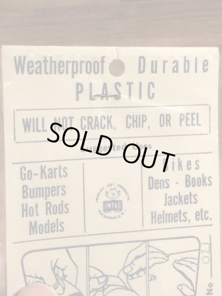 Impko社製のダイスの60’sヴィンテージデカール