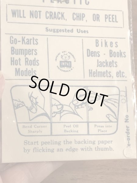 Impko社製のサイコロの60年代ビンテージステッカー