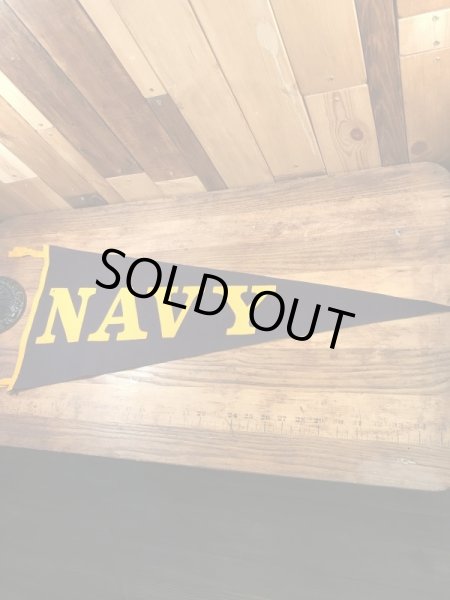 US Navyのユニバーシティ物の30〜40'sヴィンテージフェルトペナント