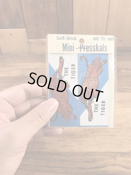 Impko社製のタイガーの60年代ビンテージステッカー