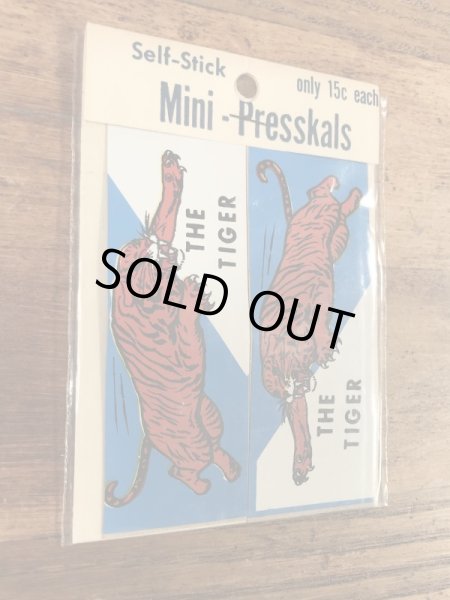 Impko社製のタイガーの60年代ビンテージステッカー