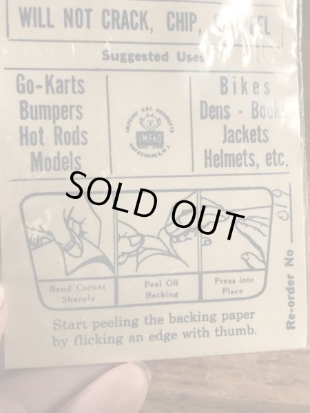 Impko社製のハゲタカの60年代ビンテージステッカー