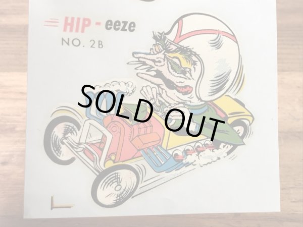 Impko社製のホットロッドモンスターの60年代ビンテージステッカー