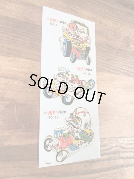 Impko社製のホットロッドモンスターの60年代ビンテージステッカー