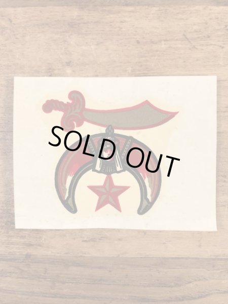 Baxter Lane社製のシュライナーズの60’sヴィンテージウォータースライドデカール