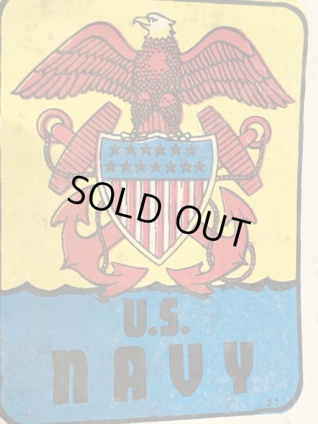 Baxter Lane社製のUS Navyの60’sヴィンテージウォータースライドデカール