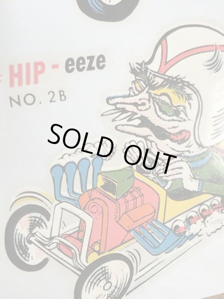 Impko社製のホットロッドモンスターの60年代ビンテージステッカー