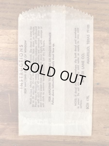 Baxter Lane社製のUSネイビーの60年代ビンテージ水張りステッカー