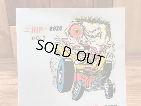 Impko社製のホットロッドモンスターの60年代ビンテージステッカー