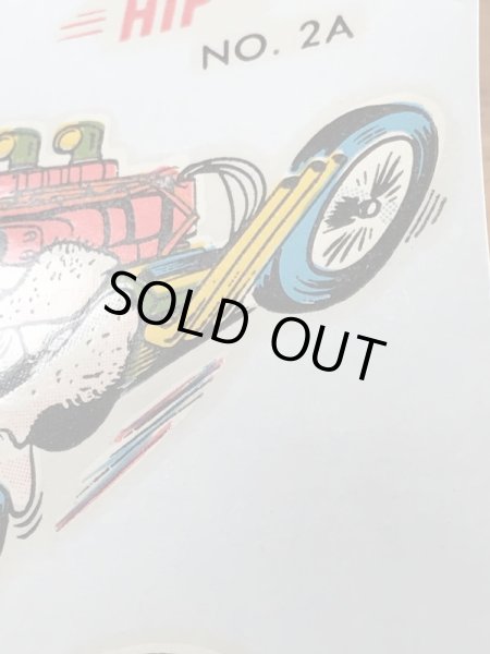 Impko社製のホットロッドモンスターの60年代ビンテージステッカー