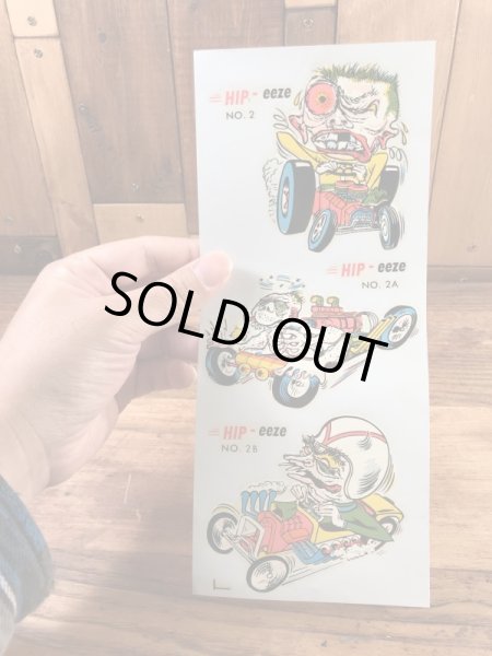 Impko社製のホットロッドモンスターの60年代ビンテージステッカー