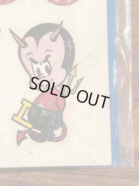 Impko社製のデビルなどの60’sヴィンテージウォータースライドデカール