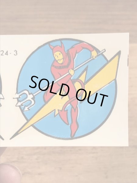 Impko社製のライトニングデビルの60’sヴィンテージウォータースライドデカール