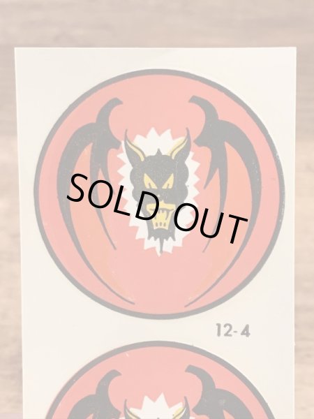 Impko社製のバットの60年代ビンテージ水張りステッカー