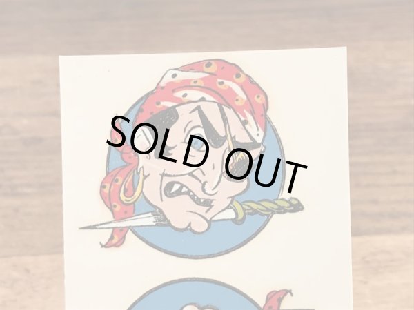 Impko社製のパイレーツの60年代ビンテージ水張りステッカー