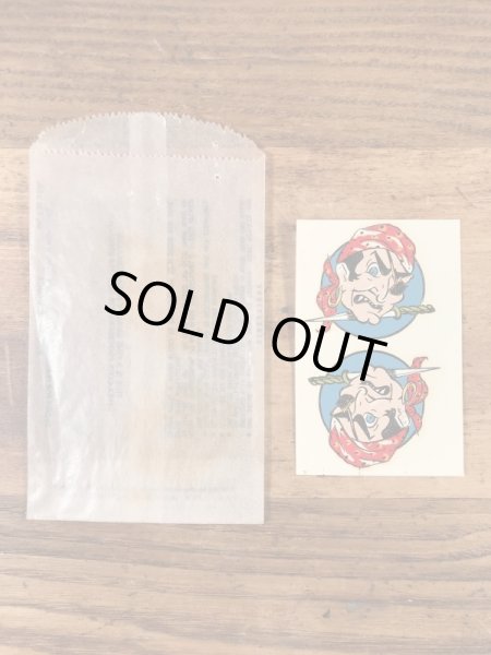 Impko社製のパイレーツの60年代ビンテージ水張りステッカー