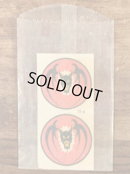 Impko社製のコウモリの60’sヴィンテージウォータースライドデカール