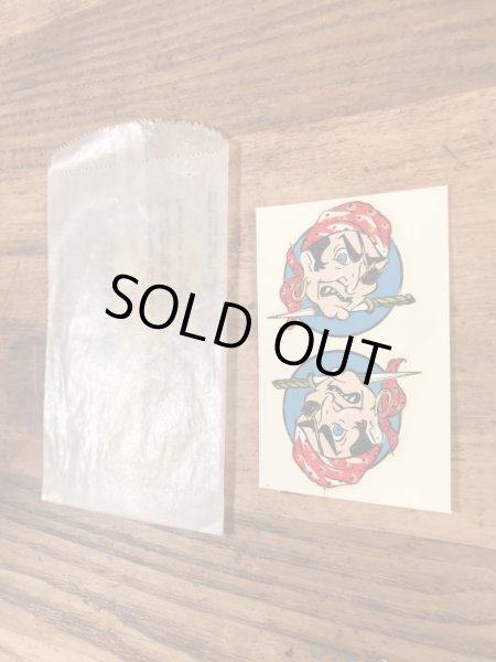 Impko社製の海賊の60’sヴィンテージウォータースライドデカール