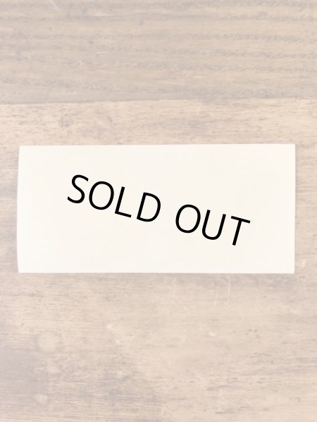 Impko社製の稲妻に乗ったデビルの60年代ビンテージ水張りステッカー