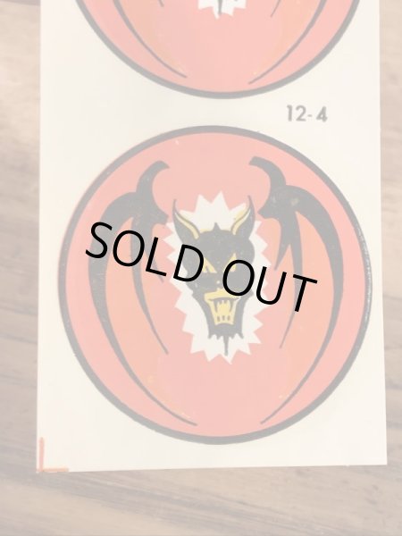 Impko社製のコウモリの60’sヴィンテージウォータースライドデカール