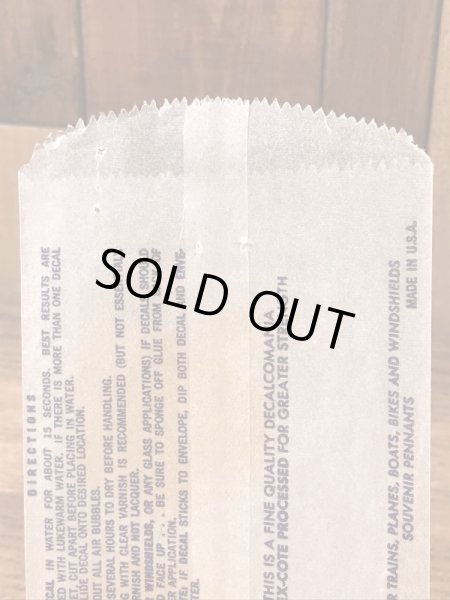 Impko社製のパイレーツの60年代ビンテージ水張りステッカー