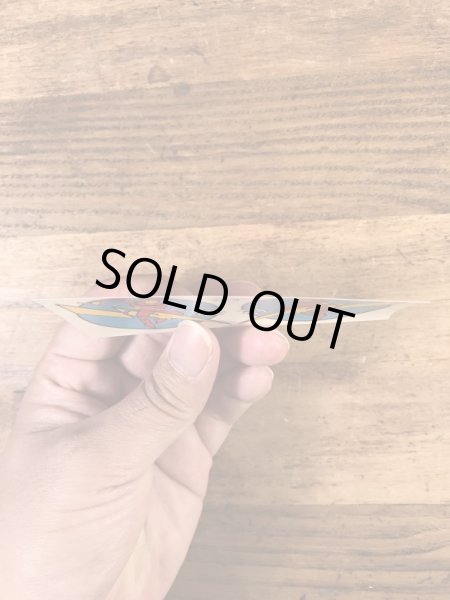 Impko社製の稲妻に乗ったデビルの60年代ビンテージ水張りステッカー