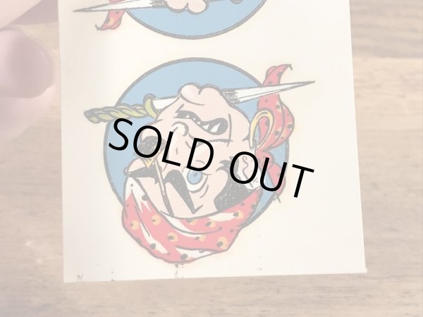 Impko社製の海賊の60’sヴィンテージウォータースライドデカール