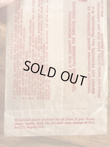 Impko社製のBruteの60’sヴィンテージウォータースライドデカール