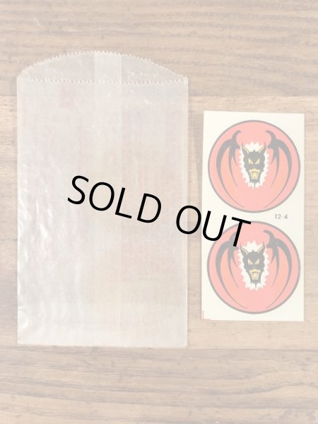 Impko社製のバットの60年代ビンテージ水張りステッカー