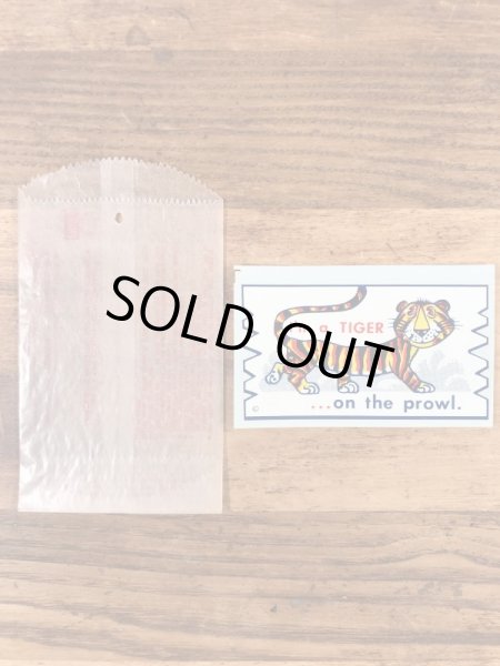 Impko社製のタイガーの60年代ビンテージ水張りステッカー