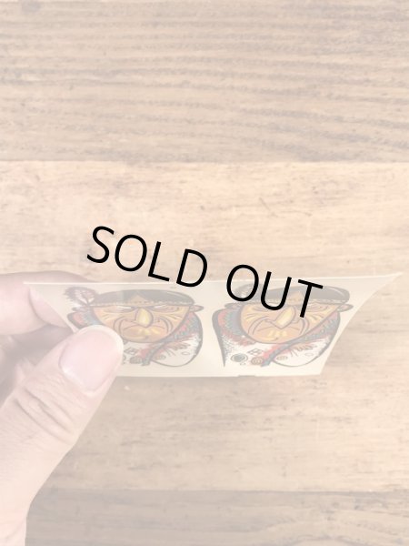 Impko社製のインディアンの60年代ビンテージ水張りステッカー