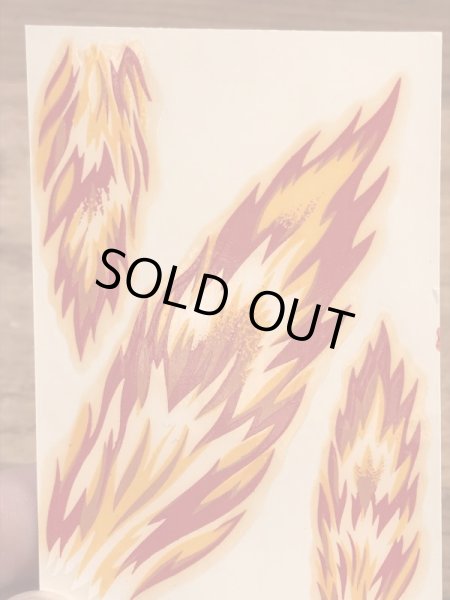 Impko社製のファイヤーの60年代ビンテージ水張りステッカー