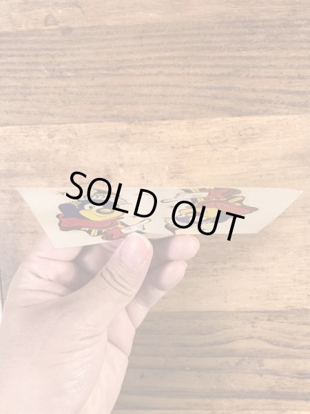 Impko社製のピエロの60年代ビンテージ水張りステッカー