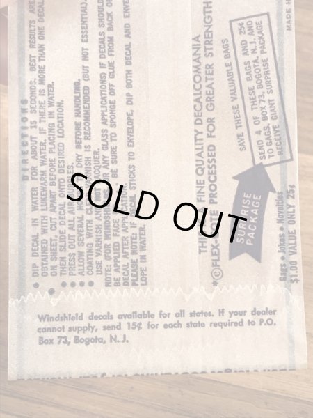 Impko社製のDevilの60’sヴィンテージウォータースライドデカール