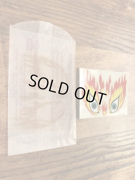 Impko社製のファイヤーアイの60年代ビンテージ水張りステッカー