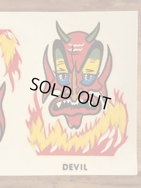Impko社製のDevilの60’sヴィンテージウォータースライドデカール