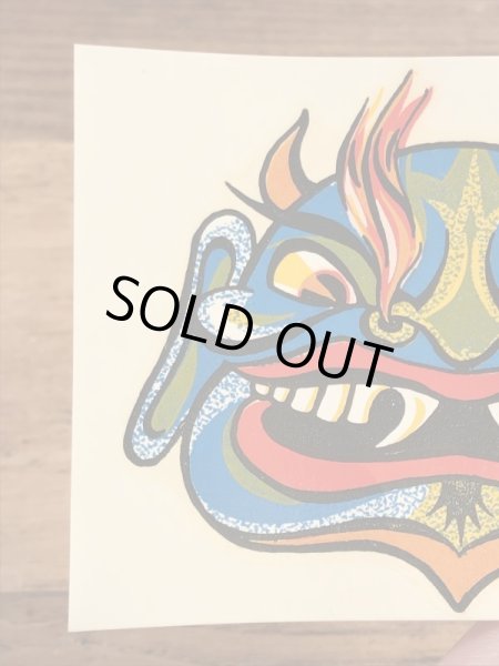 Impko社製の精霊の60年代ビンテージ水張りステッカー