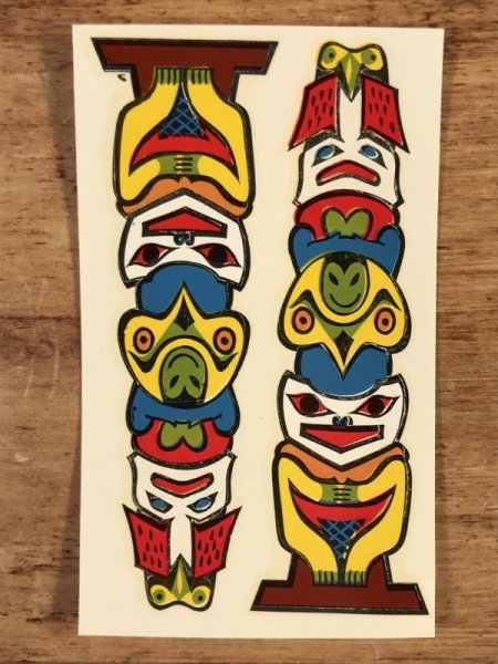 Impko社製のTotem Poleの60’sヴィンテージウォータースライドデカール