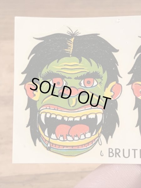 Impko社製のブルートの60年代ビンテージ水張りステッカー