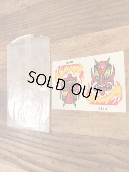 Impko社製のDevilの60’sヴィンテージウォータースライドデカール