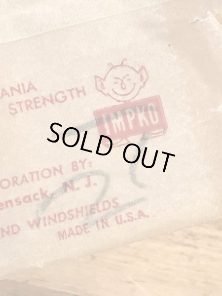 Impko社製のブルートの60年代ビンテージ水張りステッカー