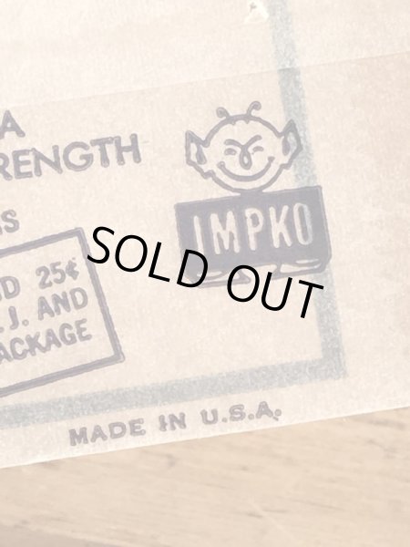 Impko社製のデビルの60年代ビンテージ水張りステッカー