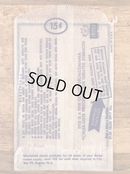 Impko社製のホーボーの60年代ビンテージ水張りステッカー